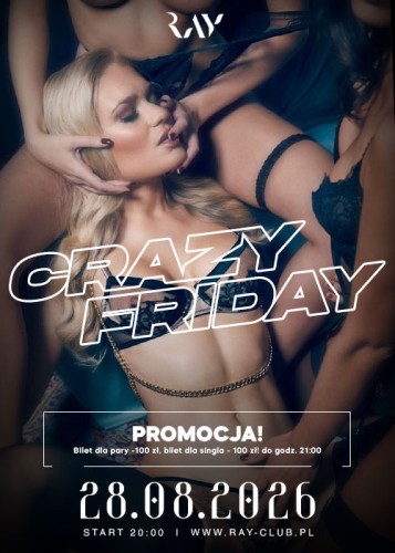 28.08.26r | BILET PROMOCYJNY do godz. 21:00 - CRAZY FRIDAY - PROMOCJA SEX PARTY | PARA